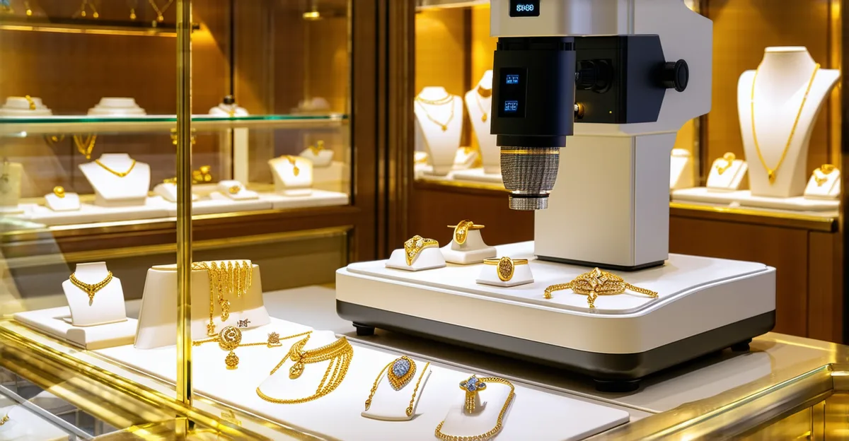 XRF貴金屬分析儀鑑定黃金純度實測畫面