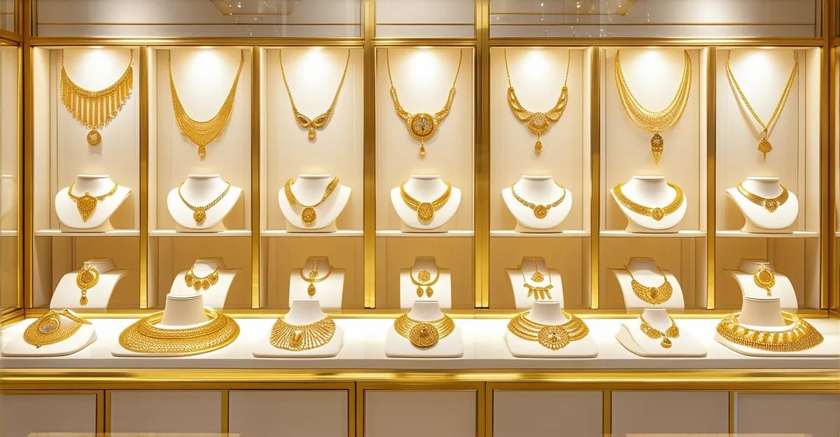 外國觀光客在台灣銀樓選購黃金飾品