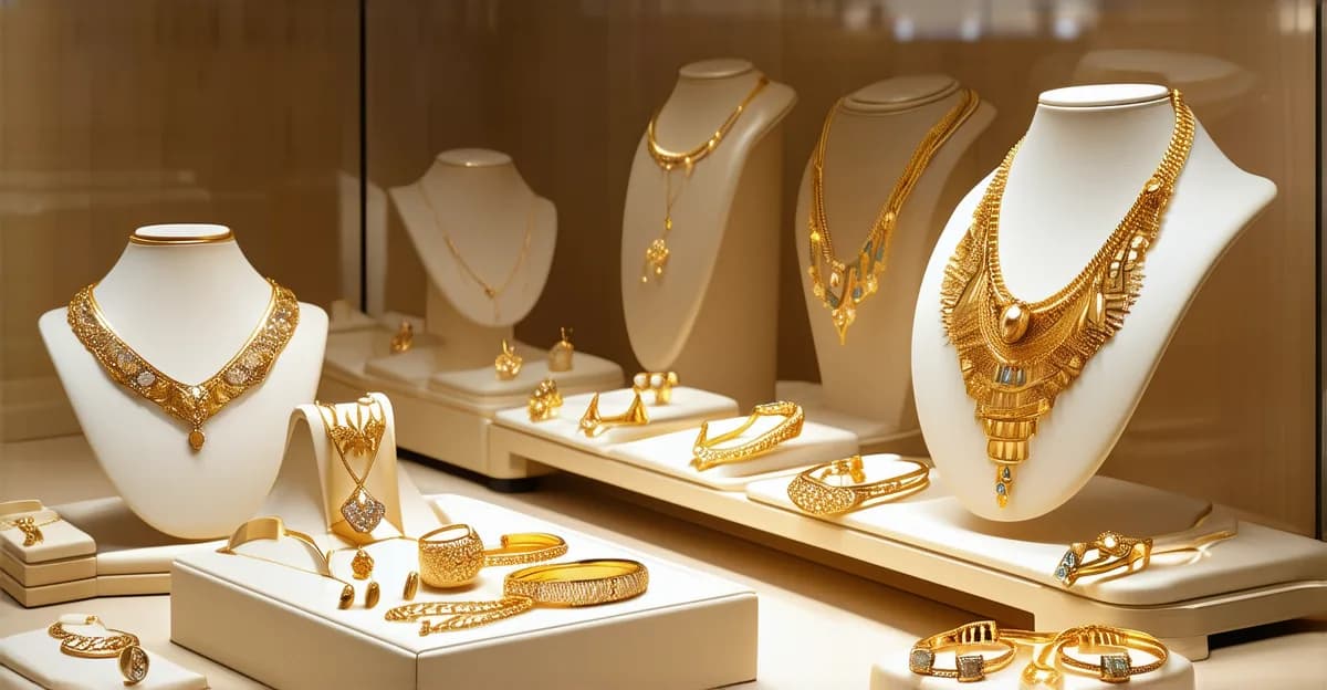 黃金飾品放在專業磅秤上進行回收估價,攝於台北黃金回收店